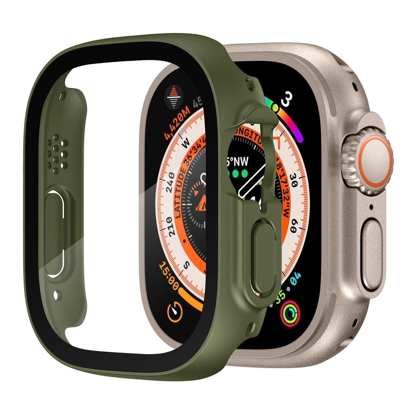 Durable Apple Watch Ultra Cover With Clear Protector