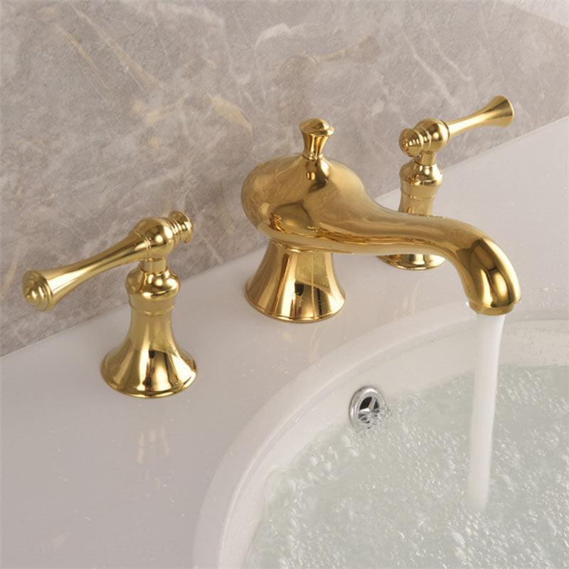Traditional 3-Handle Bathroom Faucet Sink Mixer - OutfitLondon