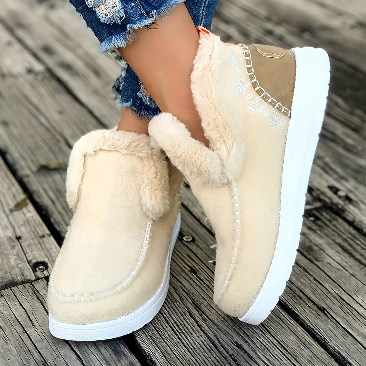 Cozy Warm Fleece Slippers – Comfortable Shoes