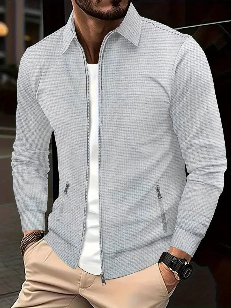 Classic Men's Zip Cardigan Sweater