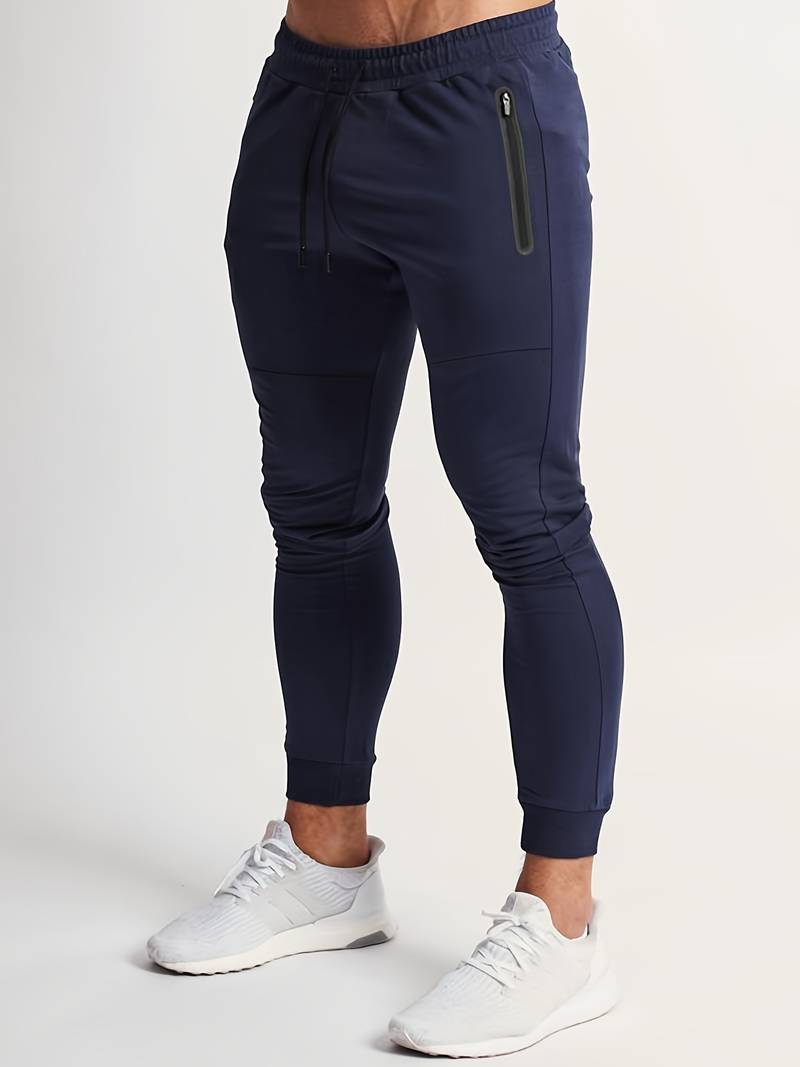 Men's Athletic Moisture-Wicking Workout Pants