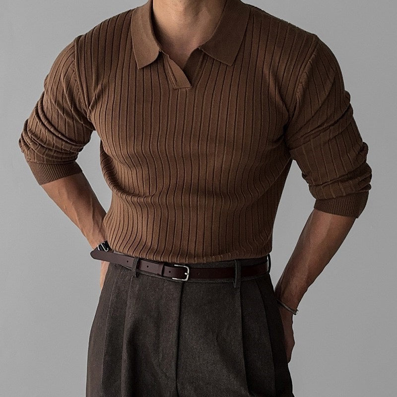 Men's Classic Fit Casual Polo Shirt - Comfortable Cotton Tee