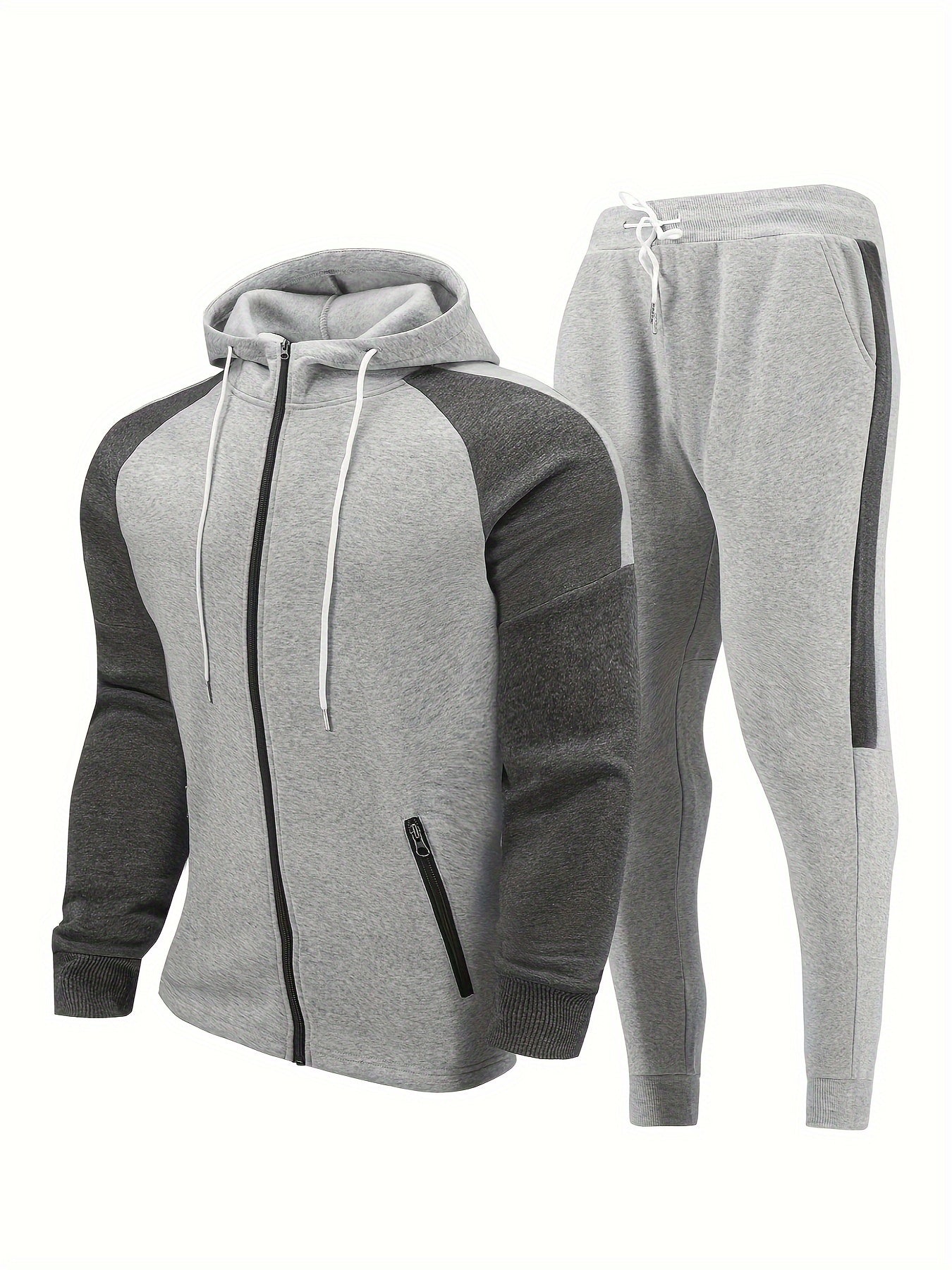 Soft Athletic Mens Tracksuit with Hood and Pants - OutfitLondon