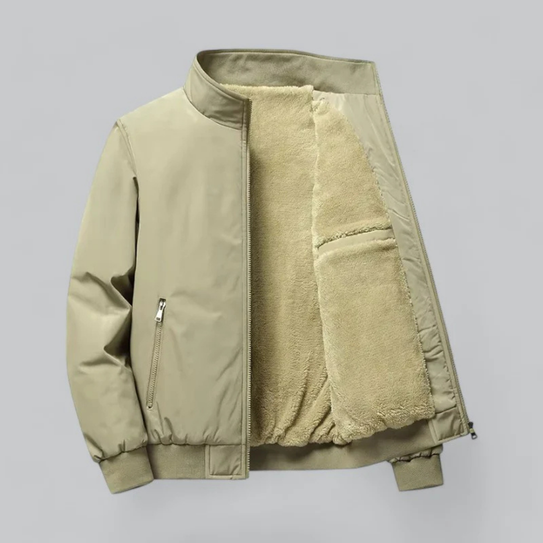 Trendy Mens Bomber Jacket with Secret Pocket