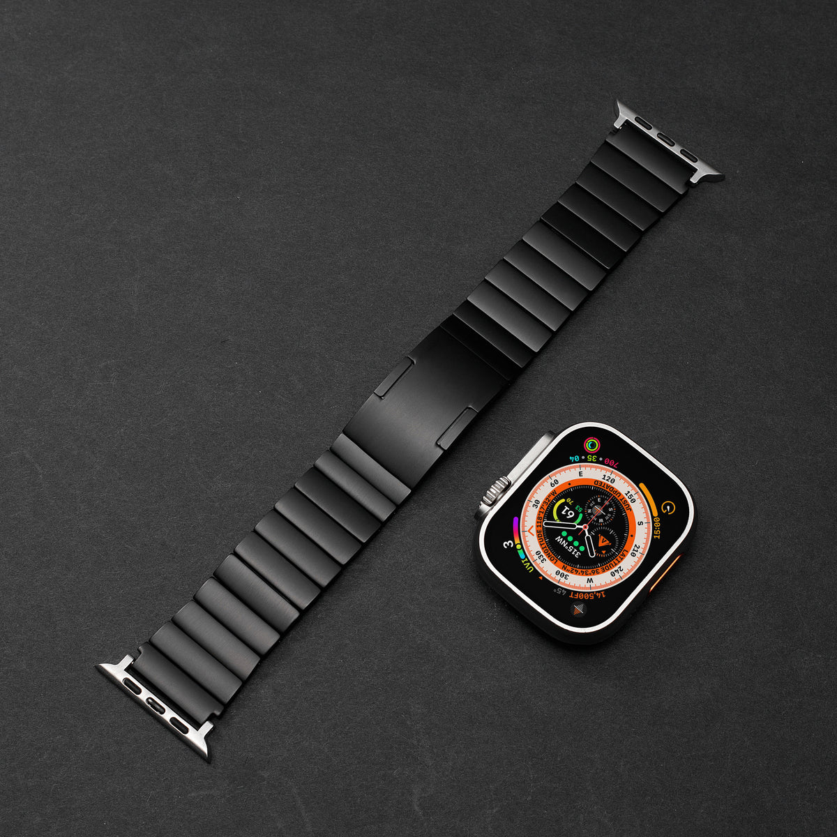 Silver High Tech Watch Band