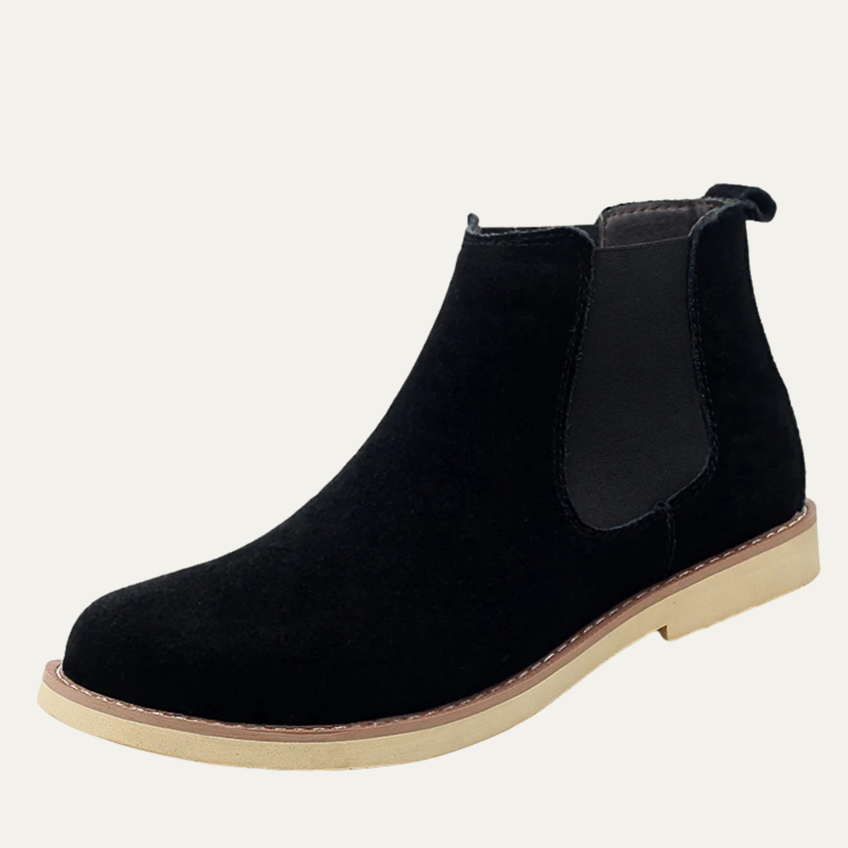 Classic Men's Suede Zip Chelsea Boots