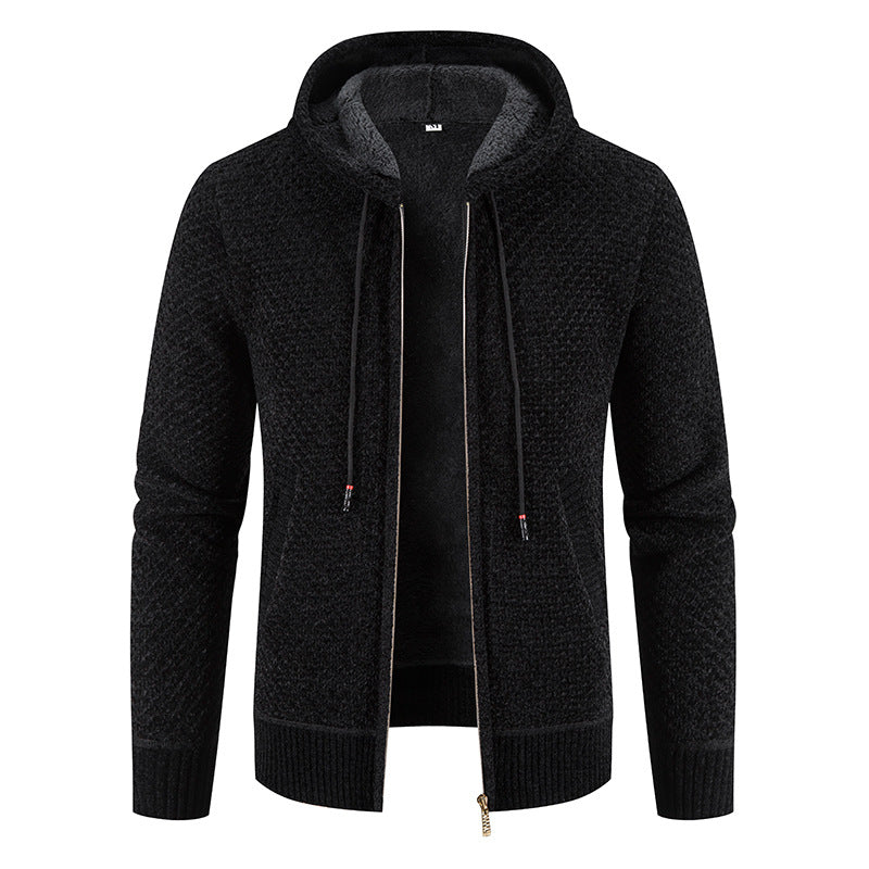 Fashionable Chic Hooded Cardigan Sweater