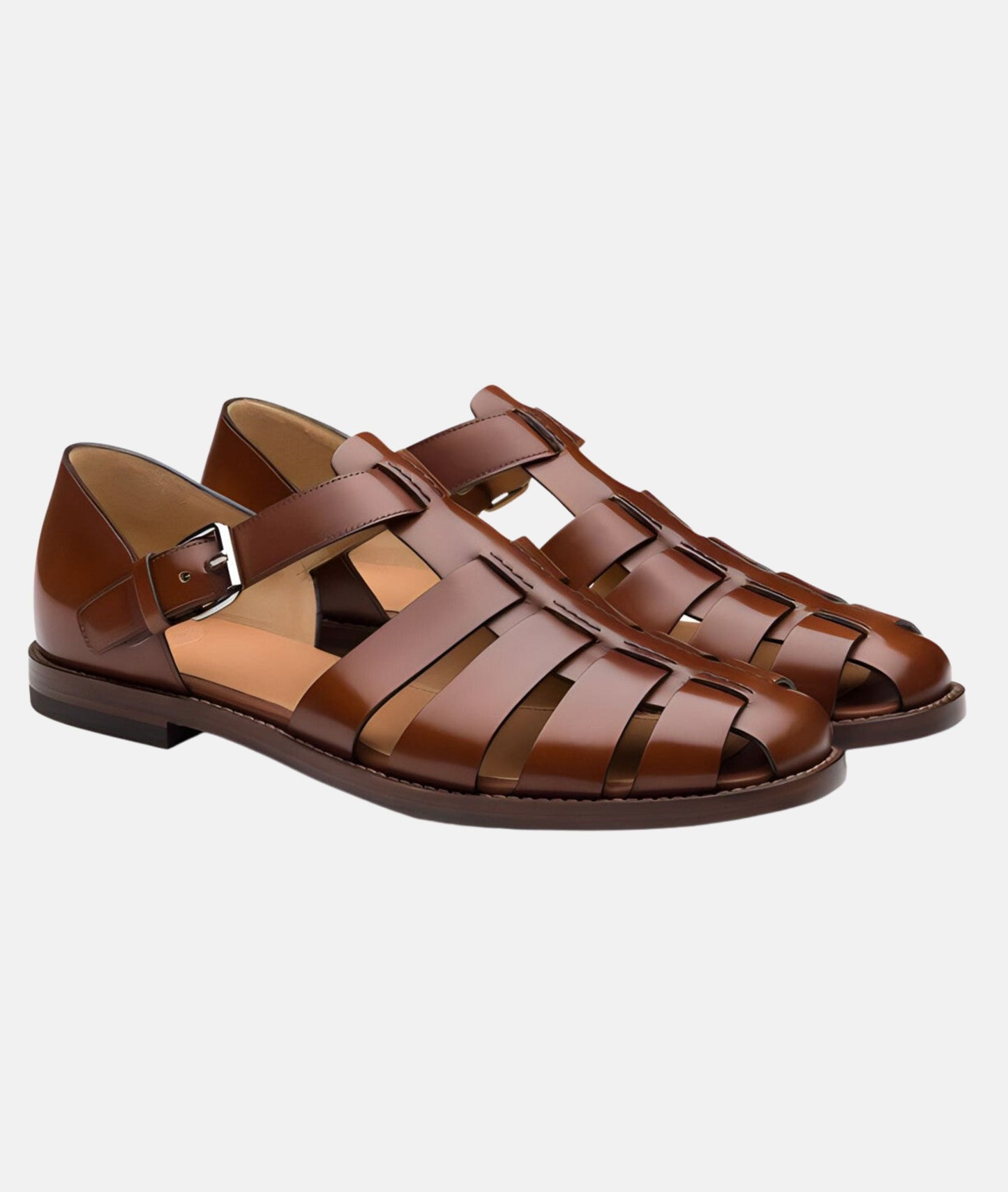 Stylish Buckle Ankle Strap Sandals
