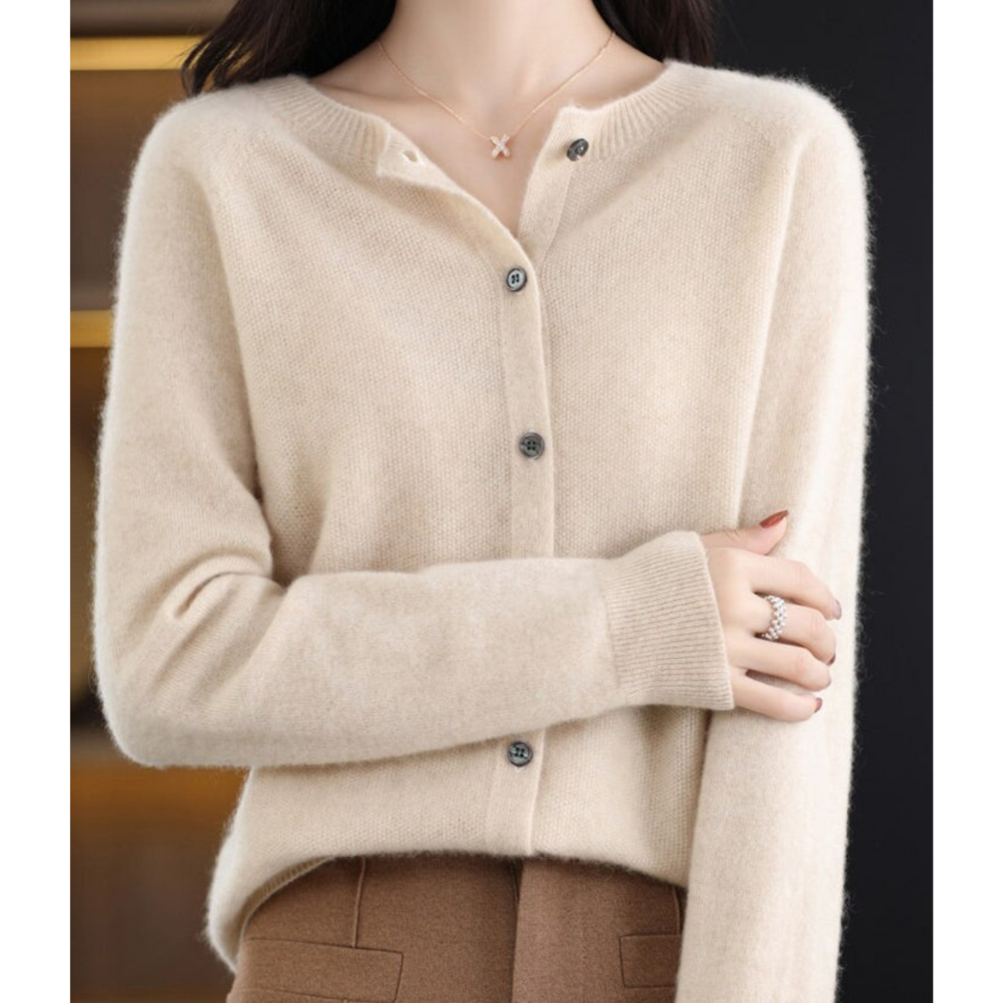 Cozy Warm Crew Neck Winter Sweater