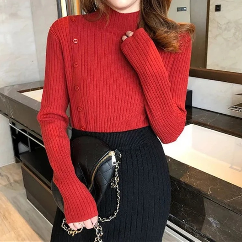 Cozy Soft Knit Crew Neck Sweater