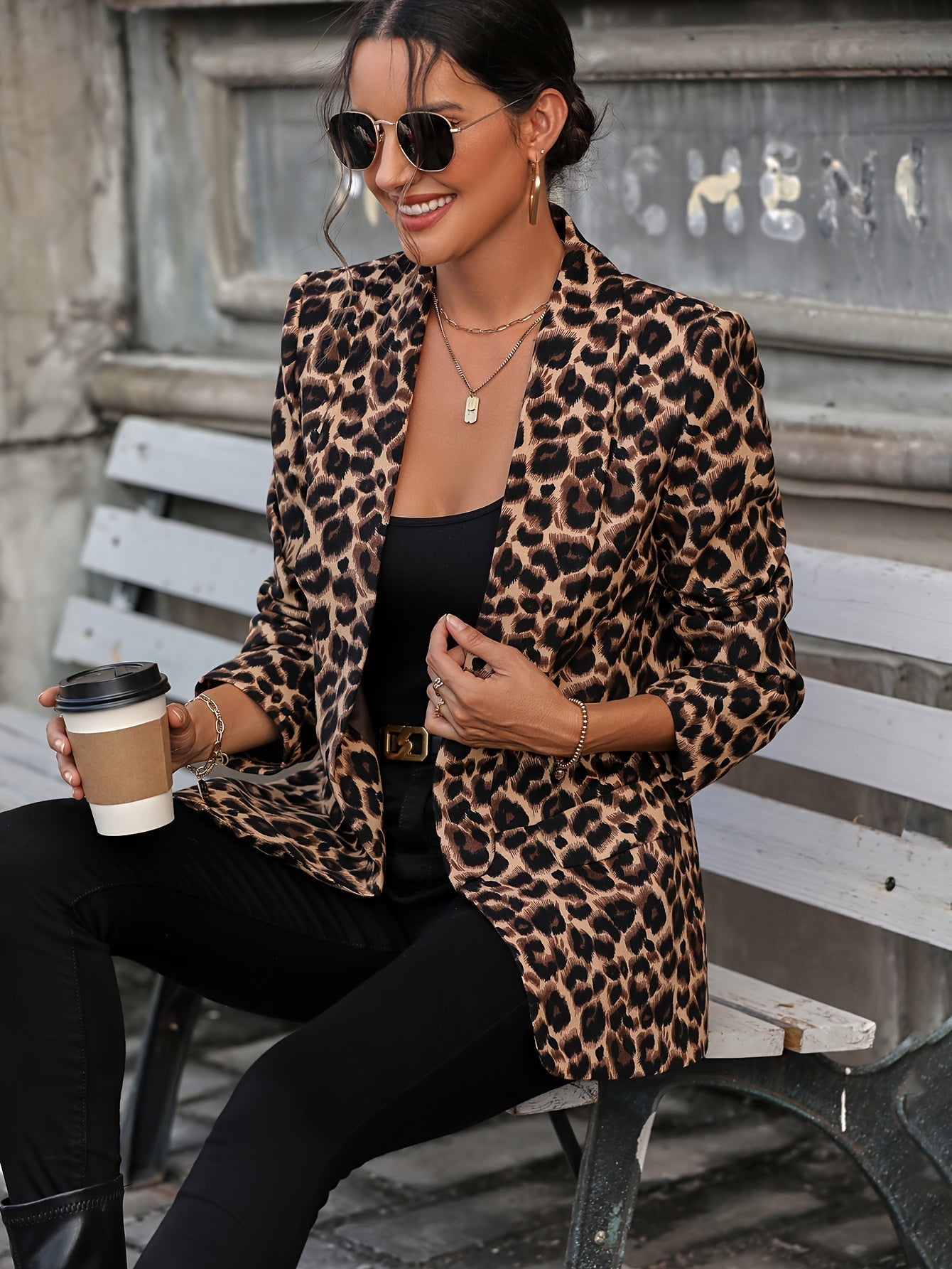 Fashionable Leopard Jacket for Women