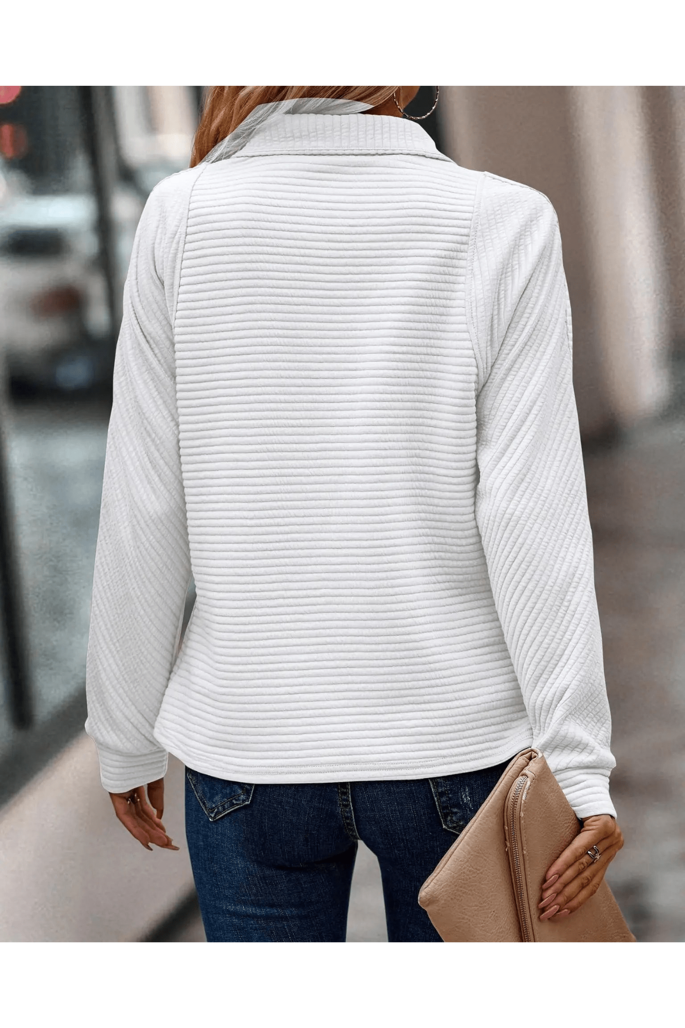 Nora | Ladies' Classic V Neck Jumper