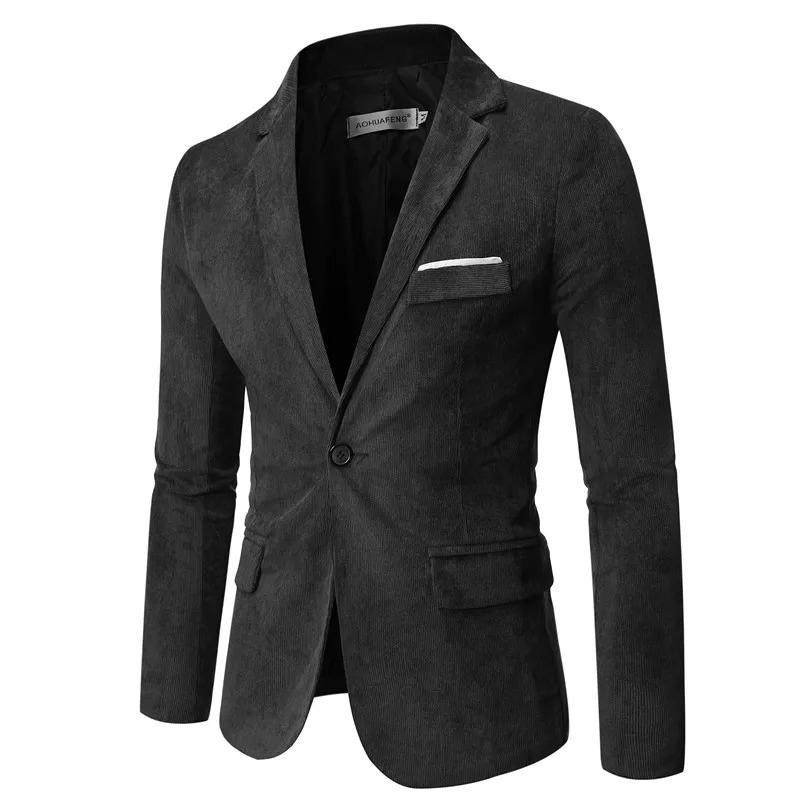 Casual Classic Mens Corduroy Coat