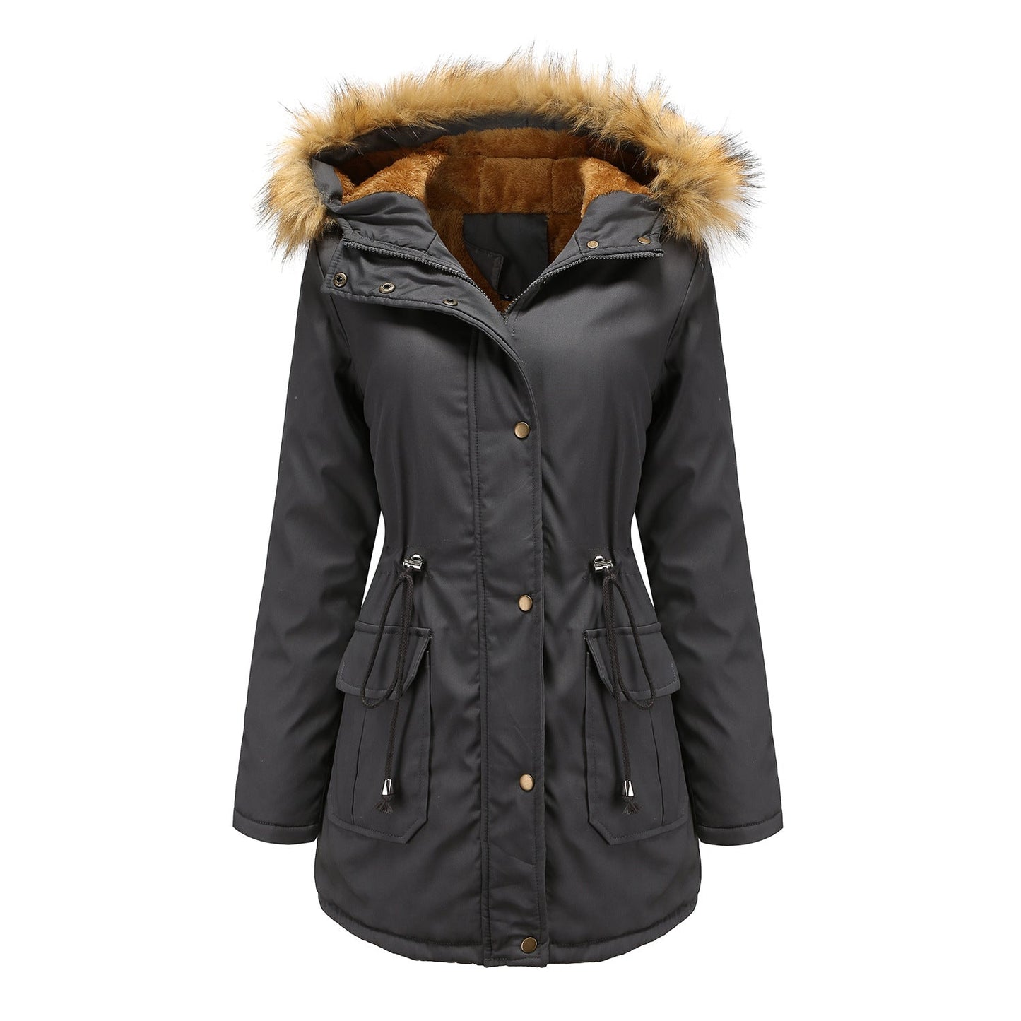 Cozy Waterproof Ladies Winter Parka Jacket