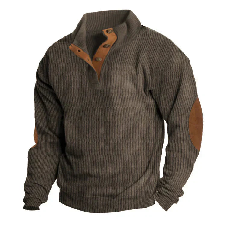 Warm Mens Fleece Pullover Sweater