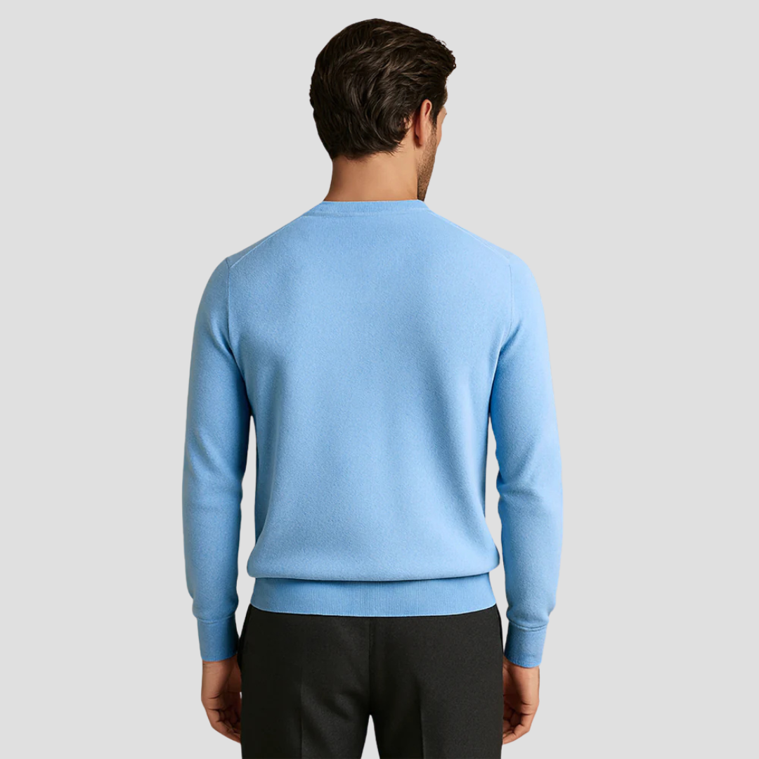 Luxury Crew Neck Cashmere Sweater