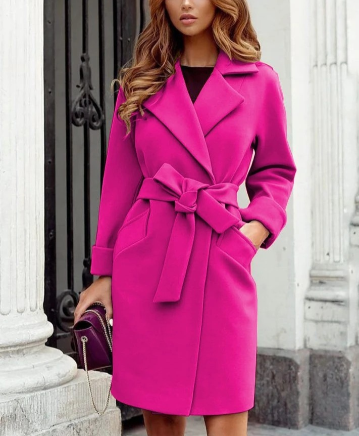 Timeless Raincoat with Adjustable Waist