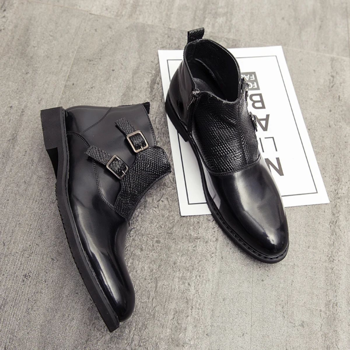 Classic Leather Chelsea Boots for Men - Premium Winter Shoes