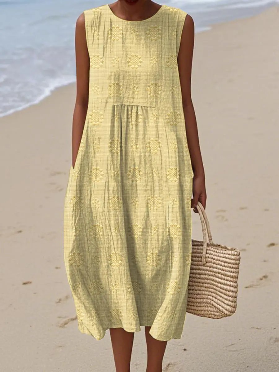 Chic Summer Cotton Shift Dress
