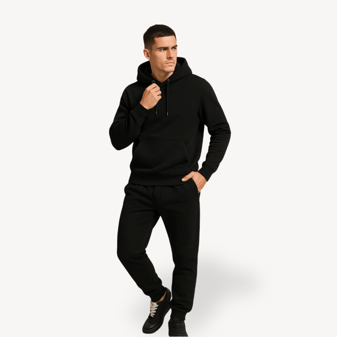 Comfy Cotton Sweatpants Hoodie Set