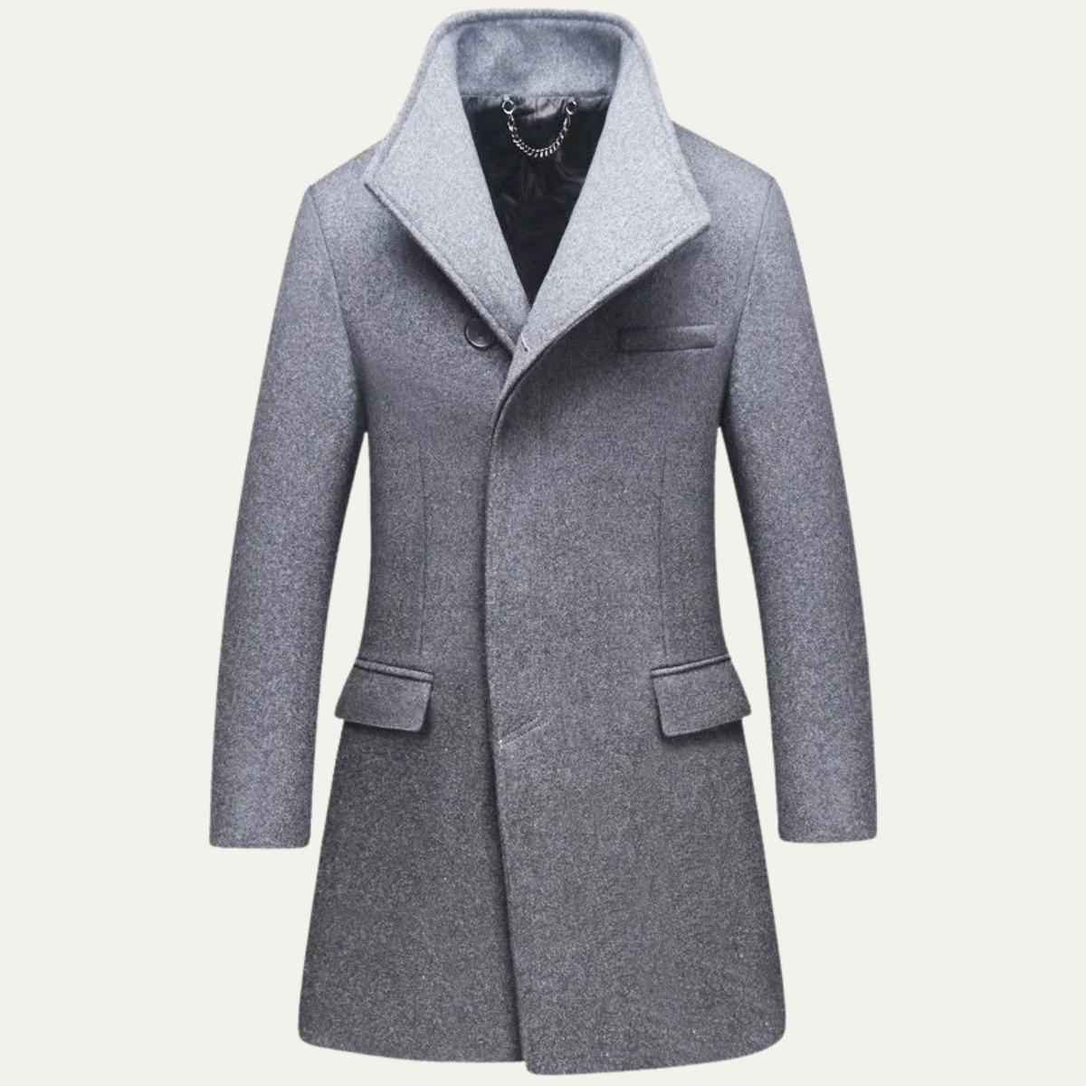 Classic Men's Stylish Single Breasted Coat