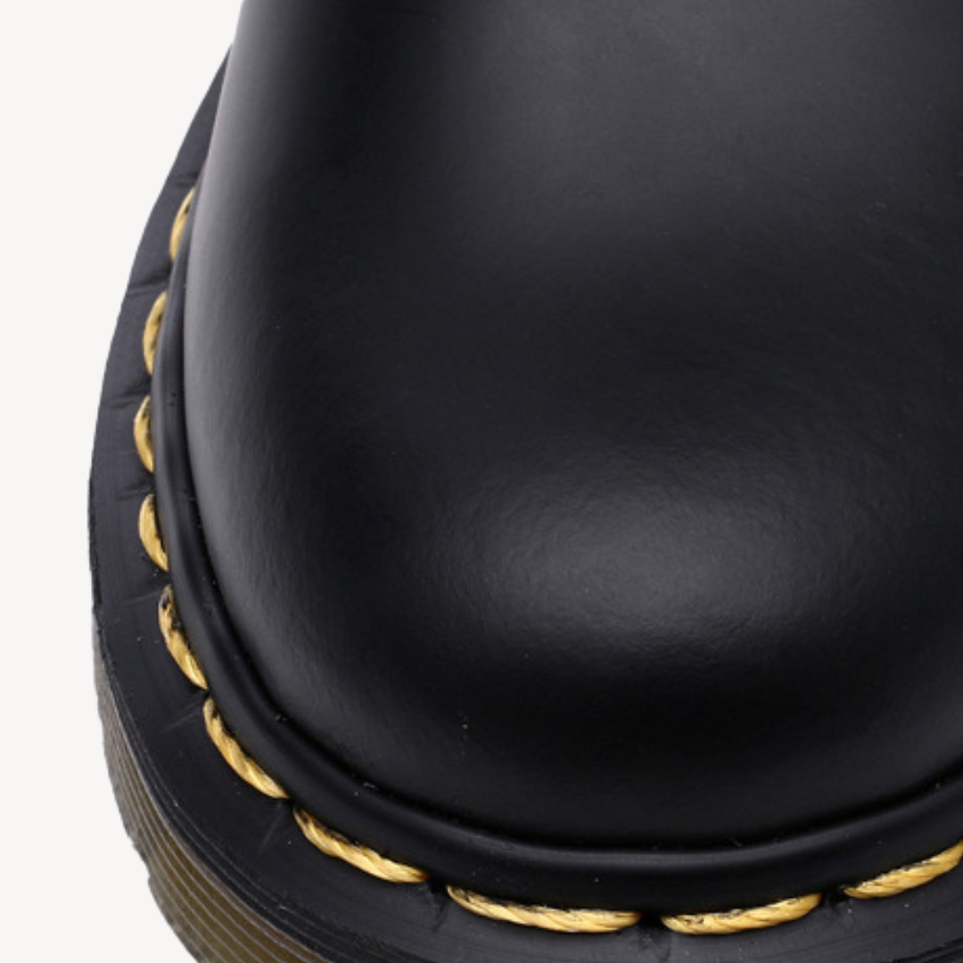 Tough Leather Military Boots - Waterproof Ankle Footwear
