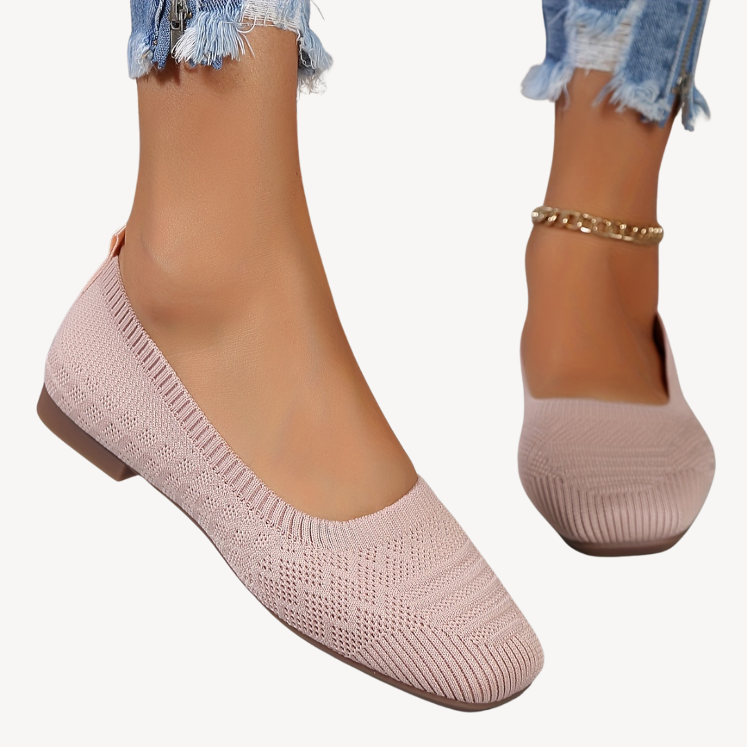 Comfortable Wide Toe Women's Flat Shoes