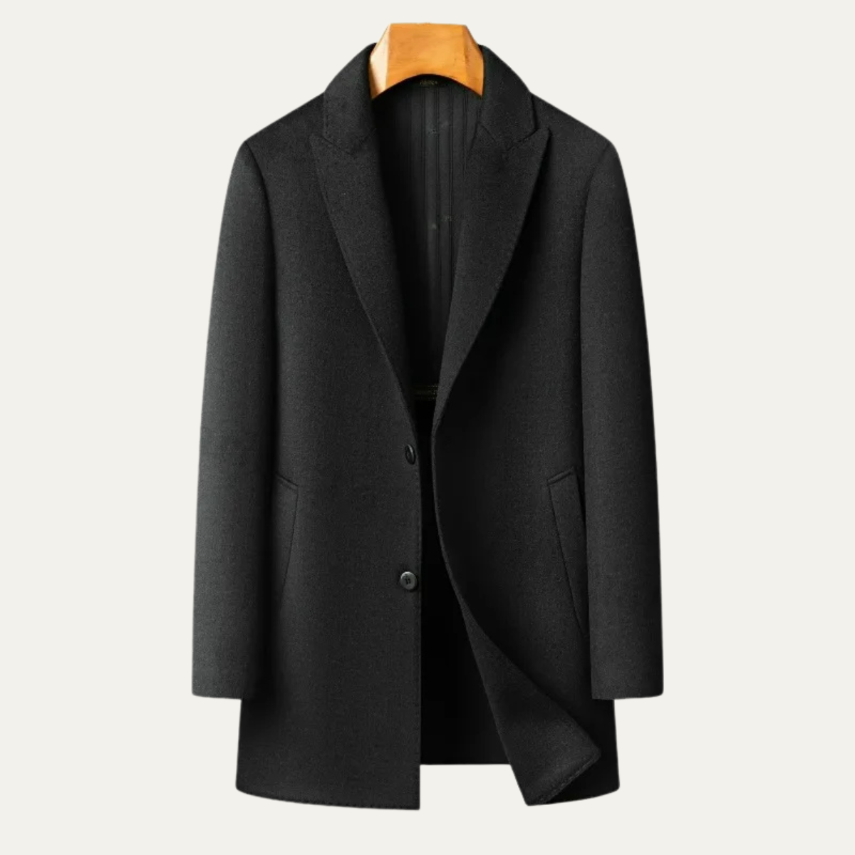 Timeless Double Breasted Wool Men's Coat