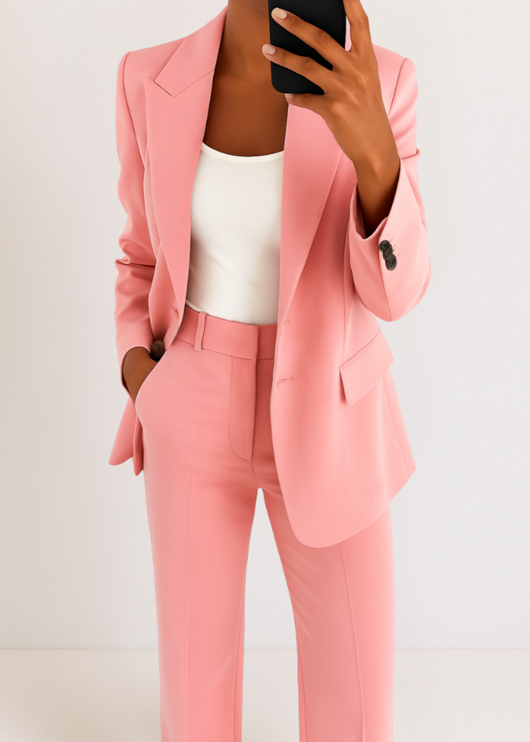 Timeless 2-Piece Ladies Business Suit Jacket Pants