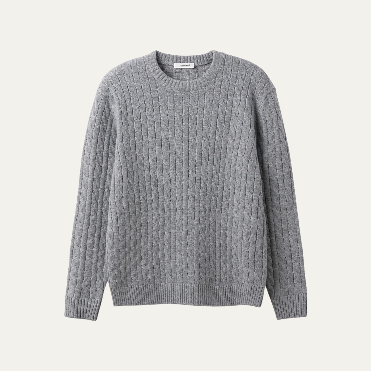 Classic Men's Knit Crew Neck Jumper Sweater