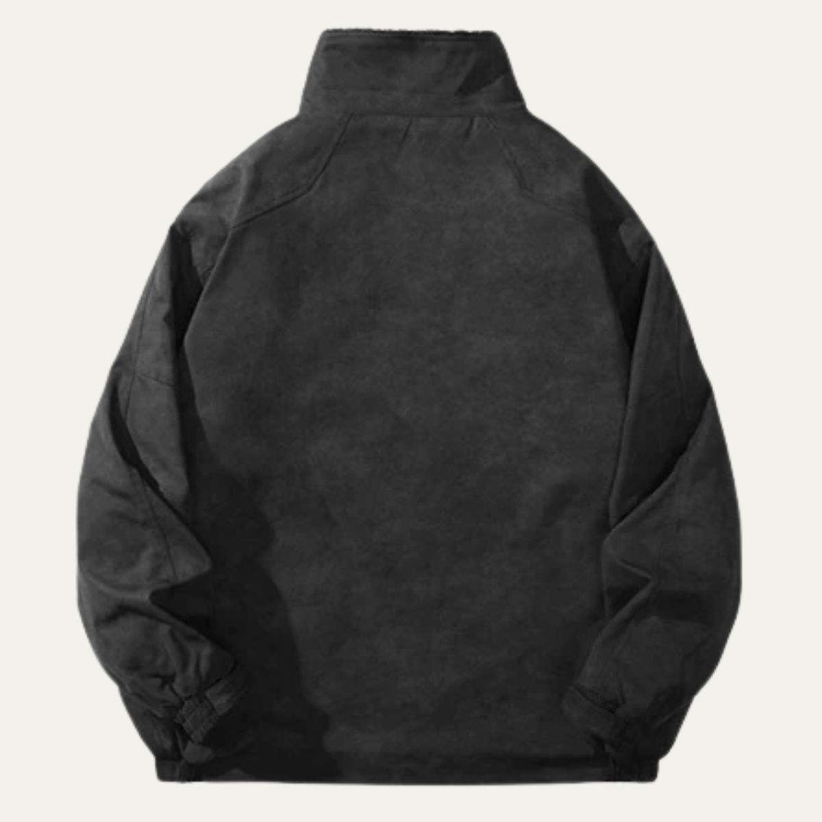 Luxury Mens Suede Inside Fleece Bomber Jacket