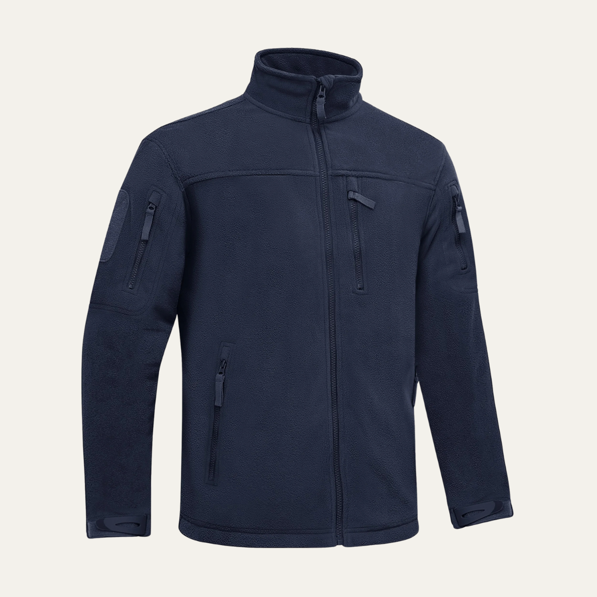Insulated Men's Fleece Jacket with Zip Pockets