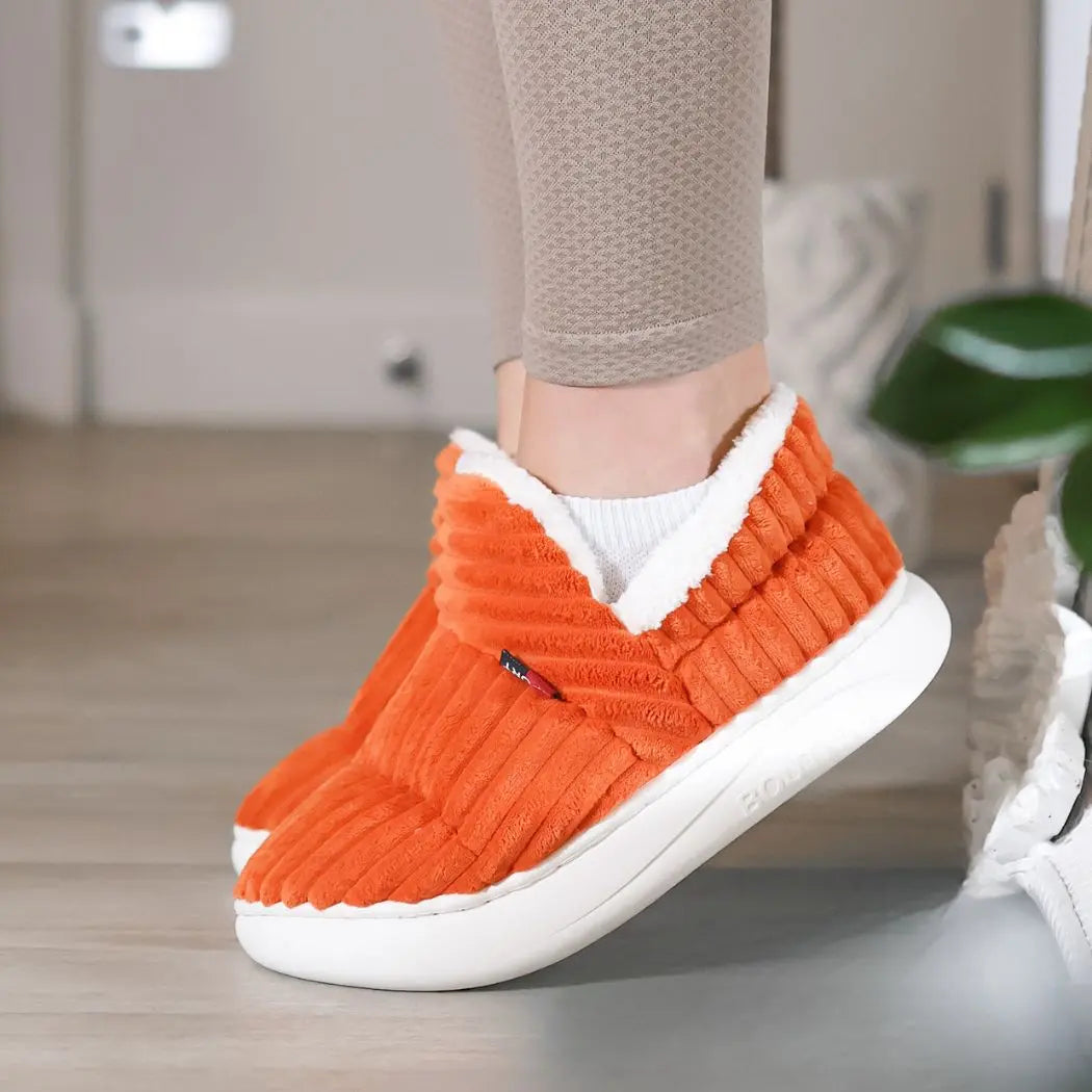 Soft Fuzzy Slippers - Warm Cozy Non Slip Winter Shoes