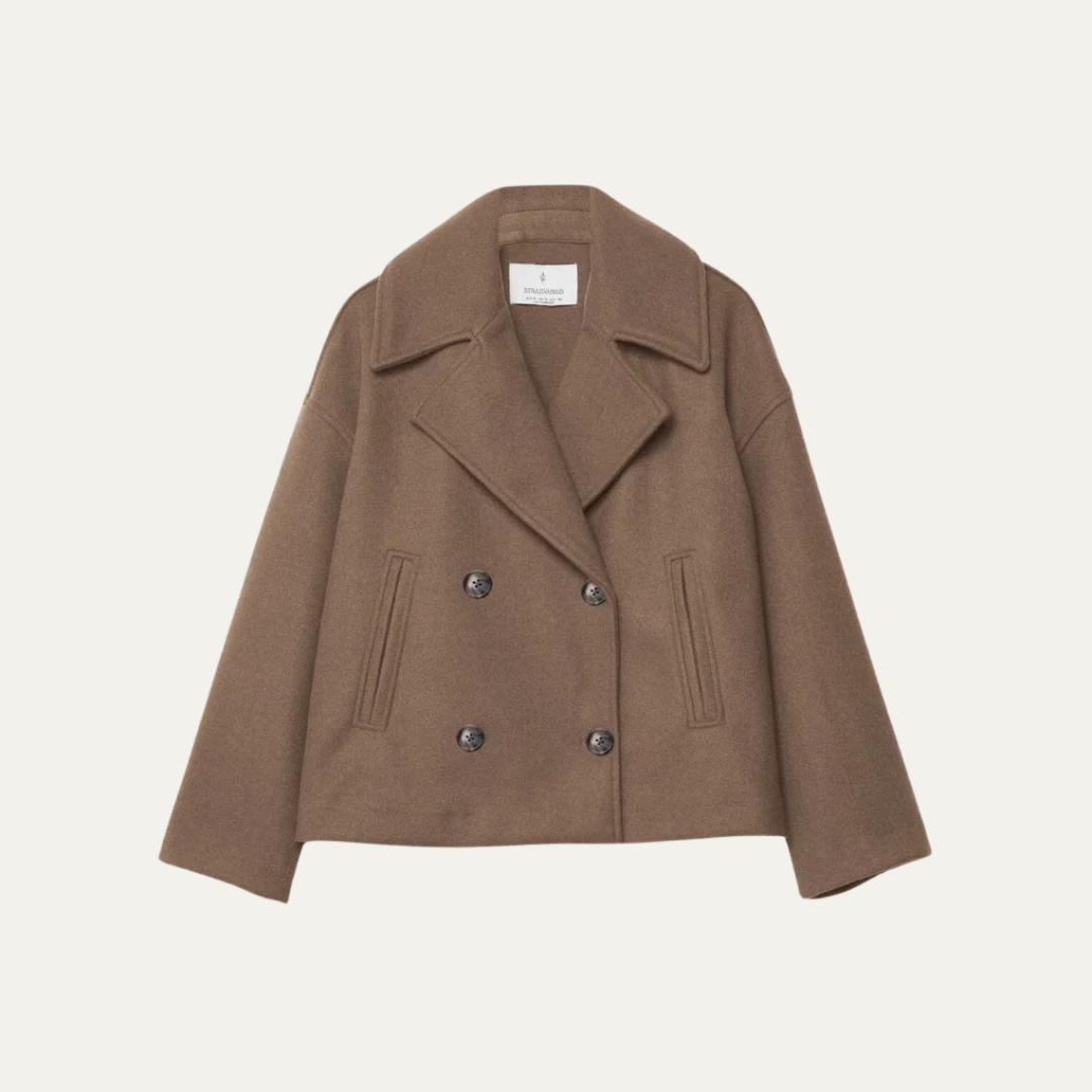 Classic Oversized Short Trench Coat