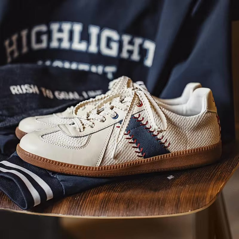 Vintage Inspired Athletic Sneakers - OutfitLondon