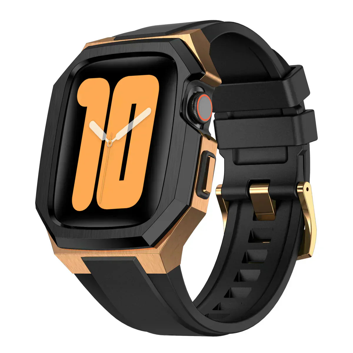 Colorful Silicone Apple Watch Band With Silver Case