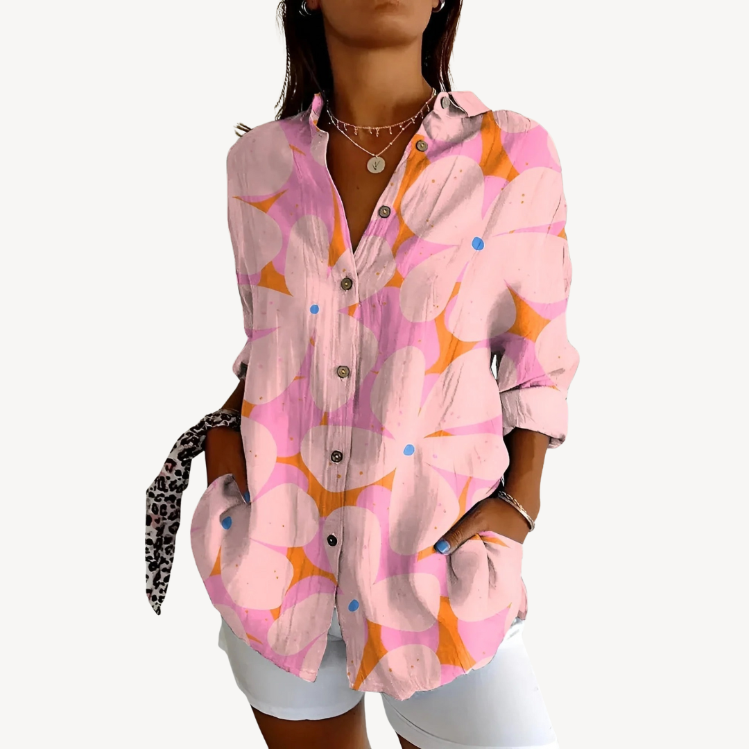Classic Ladies Printed Blouse