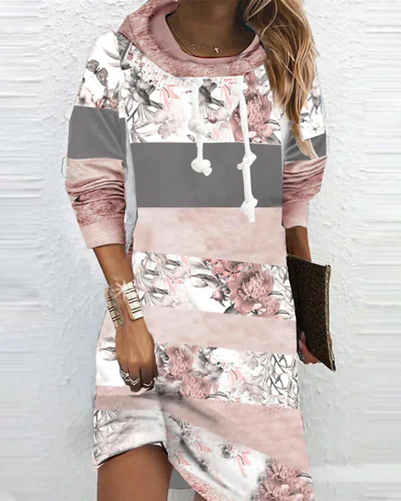 Women's Breathable Summer Floral Mini Dress - OutfitLondon