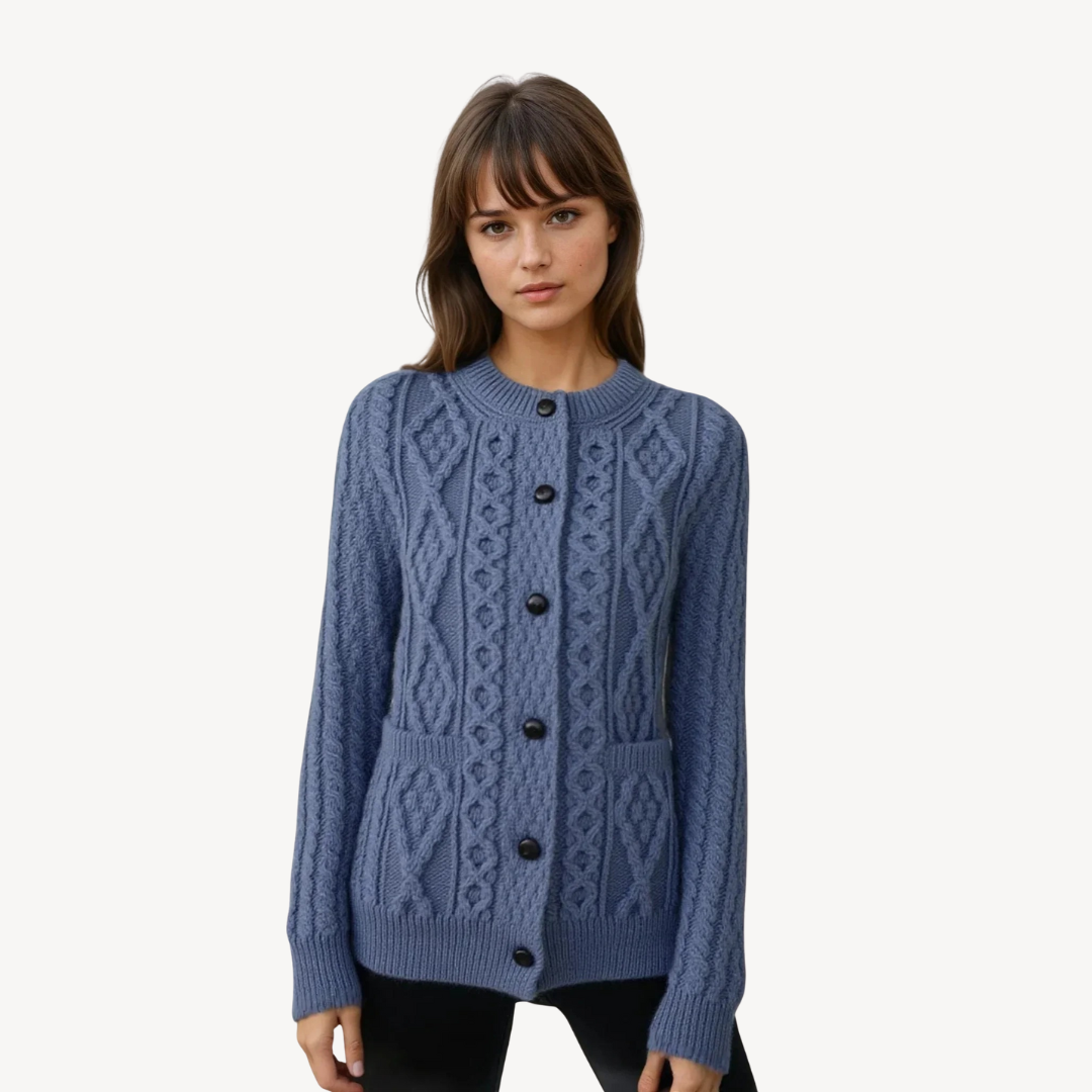 Soft Cable Knit Sweater for Ladies