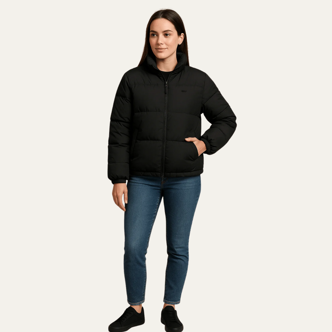 Warm Women's Padded Long Puffer Coat