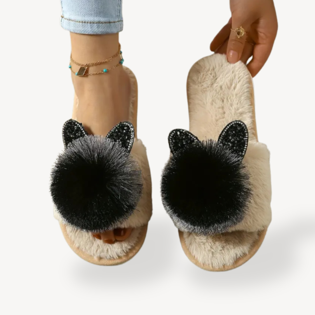 Comfy Women's Plush Fleece Slipper Shoes