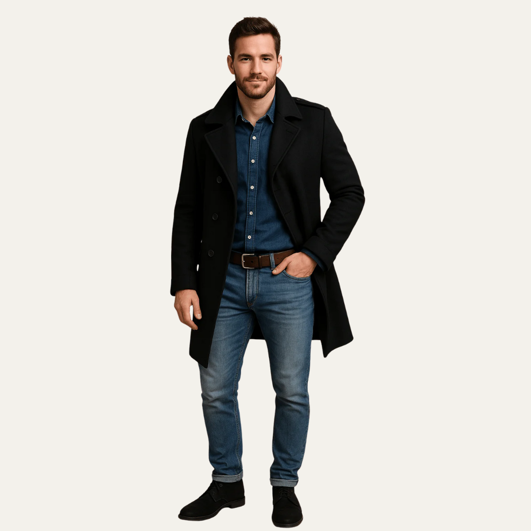 Timeless Fit Men's Overcoat