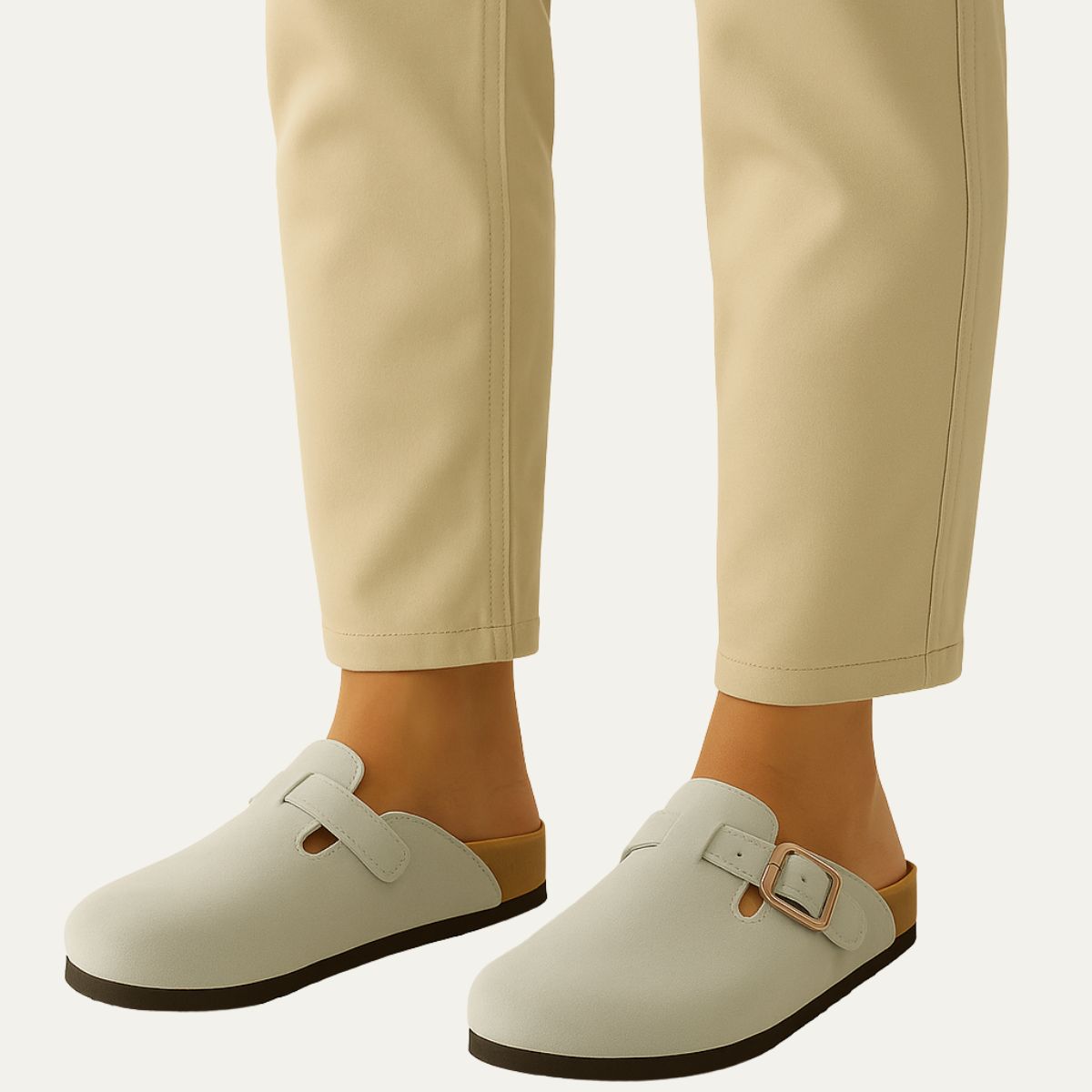 Luxury Grey Suede Men's Moccasin Slippers