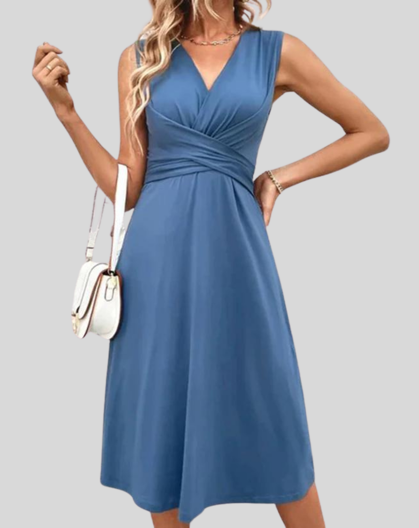 Bright Sleeveless Mini sundress for Ladies