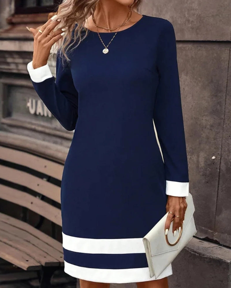 Relaxed Fit Summer Sundress for Women with Crew Neck - OutfitLondon