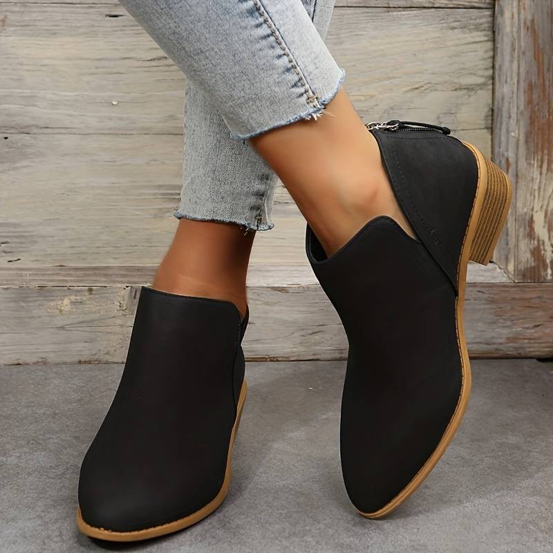Ladies Low Heel Boots