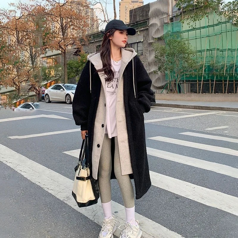 Waterproof Hooded Winter Trench Coat