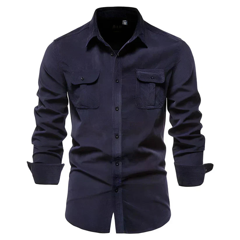 Rugged Textured Mens Shirt