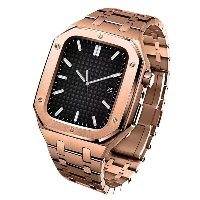 Luxury Metal Apple Watch Strap Set