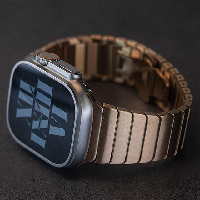 Durable Metal Apple Watch Strap with Easy Lock